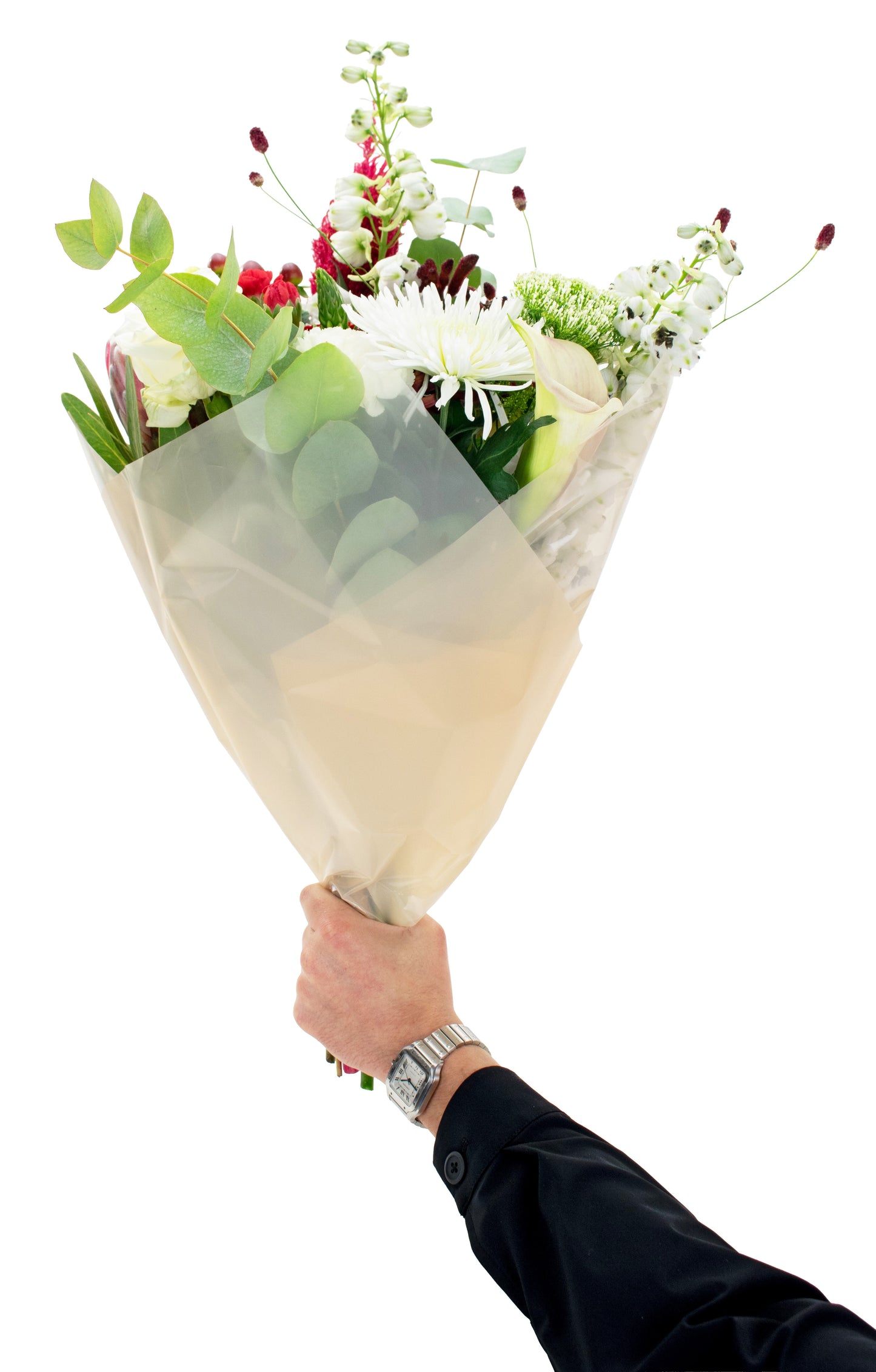 Basic Prefold Orange with Flowers