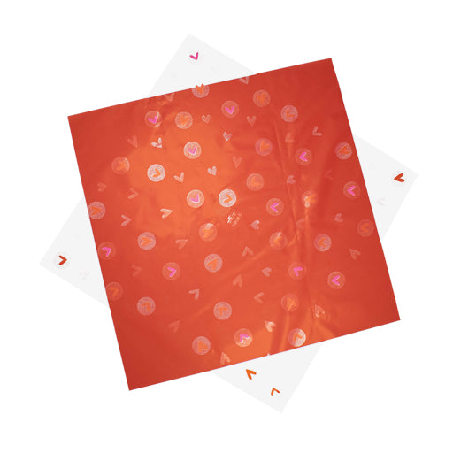 HappyV Sheet 70x70cm Red