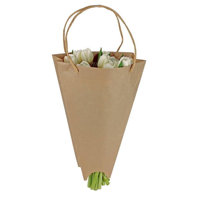 Kraft bouquet bag