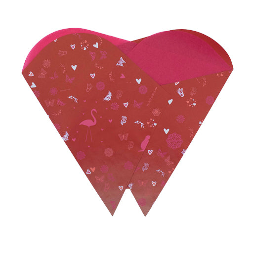 Coral Garden Prefold Red