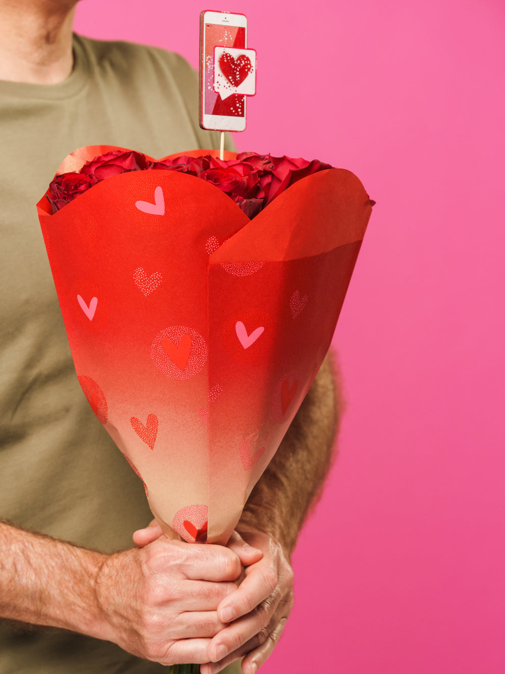 HappyV Prefold Red with Mobile XOXO Pick