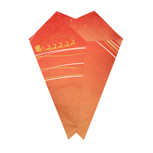 Oh My Deer Prefold 33cmLong Red