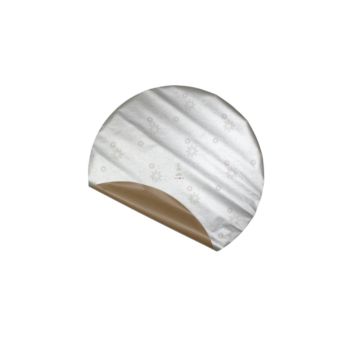 Icy Snow Round Sheet - 73cm - Packed by 50