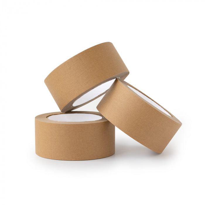 Paper Tape Roll - Brown - FSC - 48mmx50m - Packed by 6